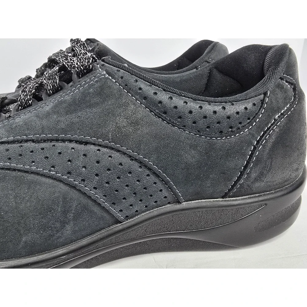 SAS Walk Easy Comfort Shoes Walking Diabetic Orthopedic Nero Nubuck WM 8M BLUGRY